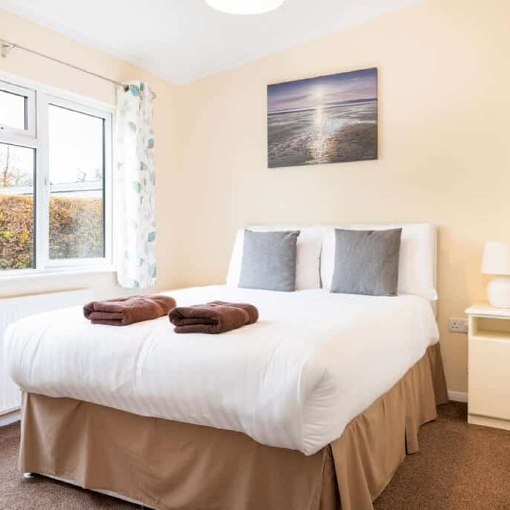 Oakcliff's Oak Lodge spacious double bedroom