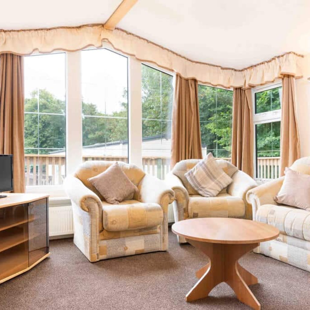 Oakcliff's Sycamore Caravan living room